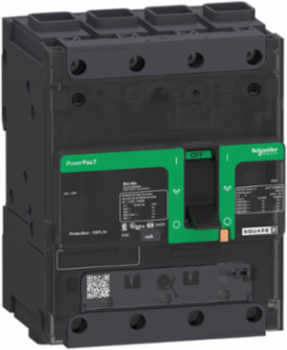 PowerPact B Circuit Breaker 125A 4 Pole 600Y/347VAC 25kA