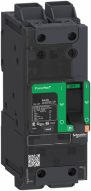 PowerPacT B Circuit Breaker 15A 2 Pole 600Y/347VAC 25kA