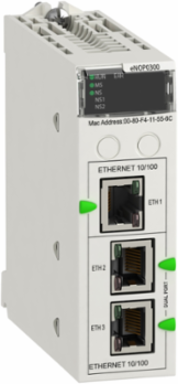 Modicon M580 Communication Module, IEC 61850, 3 Ethernet Ports, 0.345 kg