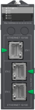 Modicon M580 Communication Module, IEC 61850, 3 Ethernet Ports, 0.345 kg
