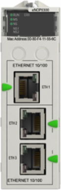 Modicon M580 Communication Module, IEC 61850, 3 Ethernet Ports, 0.345 kg