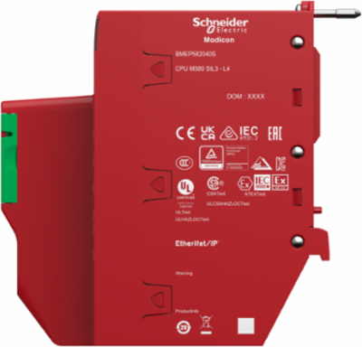 Modicon M580 Safety Processor 8MB, 61 Ethernet Devices, SIL 3