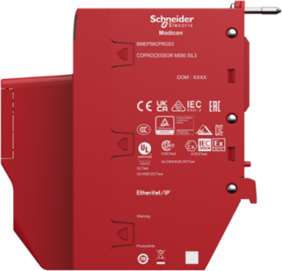 Modicon M580 Safety Coprocessor SIL3, IP20, -25 to 60 °C