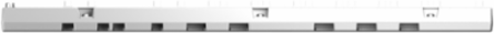 Modicon X80 6-Slot Ethernet Backplane Rack, IP20 Rated, 1.02 kg
