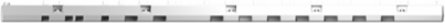 Modicon X80 Ethernet Backplane Rack, 10 Slots, IP20, 1.37 Kg
