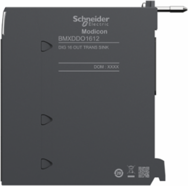 Modicon X80 Discrete Output Module, 16 Outputs, 24V DC, IP20