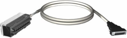 Modicon X80 Preformed Cordset 1.5m, 20-Way SUB-D25 Connector