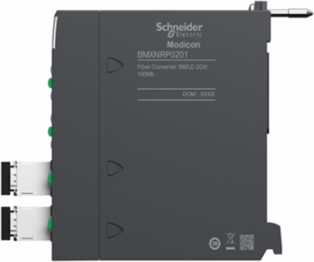 Modicon X80 Fiber Converter Module, Single Mode, 1310nm, IP20 Rating