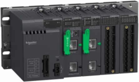 Modicon M340 Processor Module, Max 1024 Discrete I/O, 256 Analog I/O, IP20