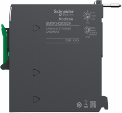 Modicon M340 Processor Module, 1024 Discrete IO, 256 Analog IO, IP20