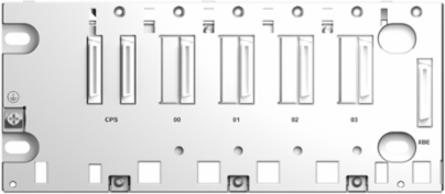 Modicon X80 Backplane, 4 Slots, 0.63 kg, IP20