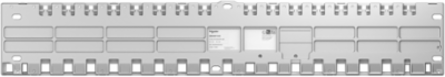 Backplane, Modicon X80, 16 slots, panel, mounting plate mounted