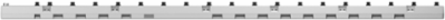 Backplane, Modicon X80, 16 slots, panel, mounting plate mounted