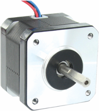 2-phase stepper motor - 0.42 N.m - shaft Ø5 mm - L=40mm - without brake - 1.5A