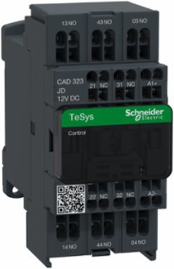 TeSys Deca Control Relay 3NO+2NC 12V DC 10A 690V
