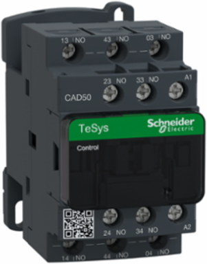 TeSys Deca Control Relay, 5NO, 200V AC, Compact 45mm Width