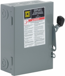 General Duty Fusible Safety Switch 30A 120/240V 2 Poles 7.5 hp