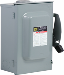 General Duty Safety Switch 100A, 2-Pole, NEMA 3R, 240V AC