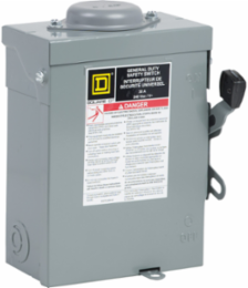 General Duty Safety Switch, 30A, 3-Pole, 120/240V, Fusible