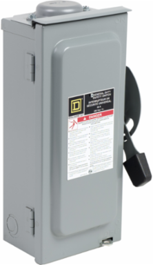General Duty Safety Switch, 60A, 120/240V AC, 3 Poles, 30HP