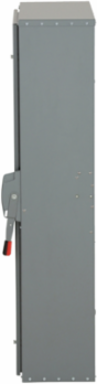 Safety switch, heavy duty, fusible, 800A, 3 pole, 500hp, 600VAC/DC, neutral factory installed, NEMA1
