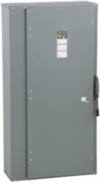 Safety switch, heavy duty, fusible, 800A, 3 pole, 500hp, 600VAC/DC, neutral factory installed, NEMA1