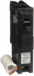 Homeline Miniature Circuit Breaker 15A 1 Pole 120VAC 10kA Ground Fault