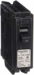 Homeline Mini Circuit Breaker, 20A, 1 Pole, 120/240V AC, 10 kA AIR