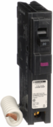 Mini Circuit Breaker, 20A, 1 Pole, 120VAC, 10kA AIR, Plug-in