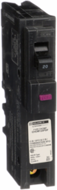 Homeline Mini Circuit Breaker 20A 1 Pole 120VAC 10kA AIR Plug-On Neutral