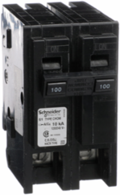 Miniature Circuit Breaker 100A 2-Pole 120/240V AC 10kA
