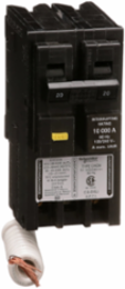 Mini Circuit Breaker, 20A, 2 Pole, 120/240V, 10kA, Ground Fault Class A