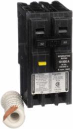 Mini Circuit Breaker, 50A, 2 Pole, 120/240V AC, Ground Fault Class A