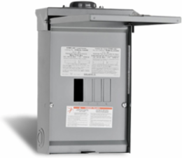 Homeline Loadcentre 125A, 4 Spaces, 8 Circuits, NEMA 3R