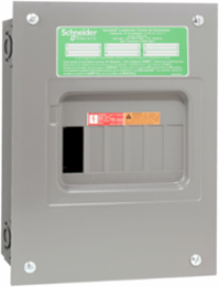 Homeline Loadcentre, 1 Phase, 100A, 12 Circuits, NEMA 1, Flush Cover