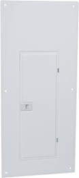 Cover, Homeline, for 16 space loadcentre with main breaker, combination flush and surface, white