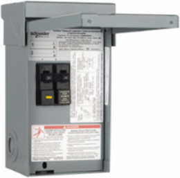 Homeline Enclosed Circuit Breaker, 2 Pole, 50A, NEMA 3R, CSA Certified