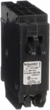 Homeline Tandem Circuit Breaker 15A 120/240V AC 10kA Plug-In