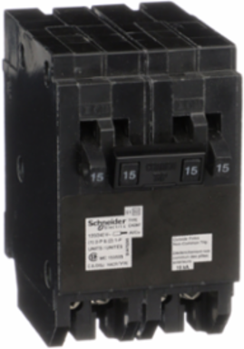 Quad Tandem Circuit Breaker 15A 120/240V 10kA Plug-On
