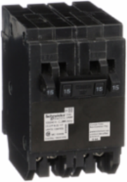 Quad Tandem Circuit Breaker 15A 120/240V 10kA Plug-On