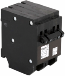 Quad Tandem Circuit Breaker, 2 x 15A & 1 x 50A, 120/240V AC, 10kA