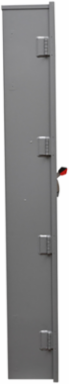 Circuit breaker enclosure, PowerPacT L, 250A to 600A, 3 pole, NEMA 12, galvannealed steel, without knockouts