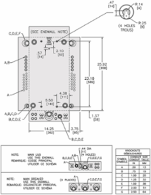 QO Loadcentre 125A, 1 Phase, 32 Spaces, 53 Circuits, NEMA 1