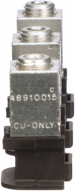 PowerPact H Mechanical Lug Kit, 50-150A, 14 to 2/0 AWG Copper, Qty 3