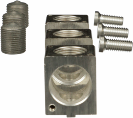 PowerPacT L Lug Kit, Mechanical, 250-400A, 2 AWG to 600 kcmil, Copper, Qty 3