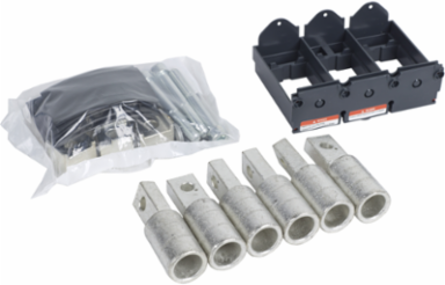 PowerPact L Mechanical Lug Kit, 600A, Copper, 250 to 500 kcmil, Set of 6