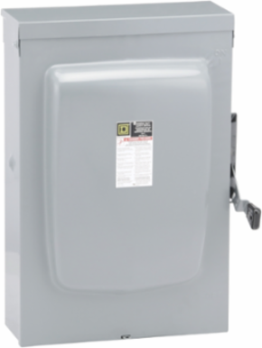 General Duty Safety Switch, 400A, 240VAC, 2 Pole, NEMA 3R