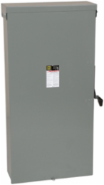 General Duty Fusible Safety Switch, 2 Pole, 3 Wire, 240VAC, 600A, NEMA 3R