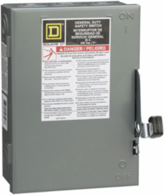 General Duty Fusible Safety Switch 3 Pole 30A 240VAC NEMA 1