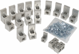Mechanical Lug Kit for Transformers, 1000A, 600kcmil to 2 AWG, 15 Lugs
